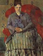 Paul Cezanne Madame Cezanne in a Red Armchair oil painting reproduction